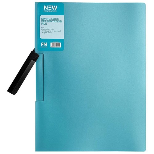 FM New Gen A4 Swing Lock Presentation File Ocean Blue