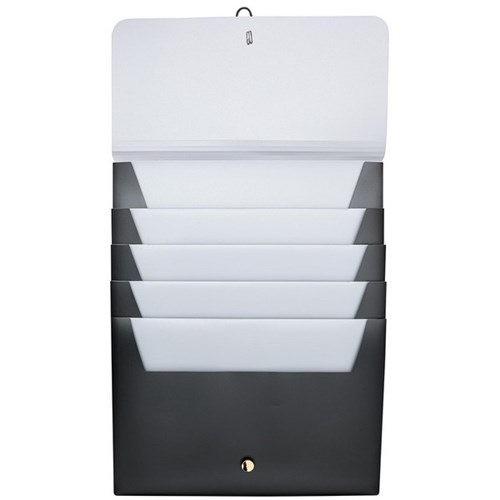 FILE UNDRAW FM A4 5 POCKETS PORTABLE NEW GEN GUNMETAL