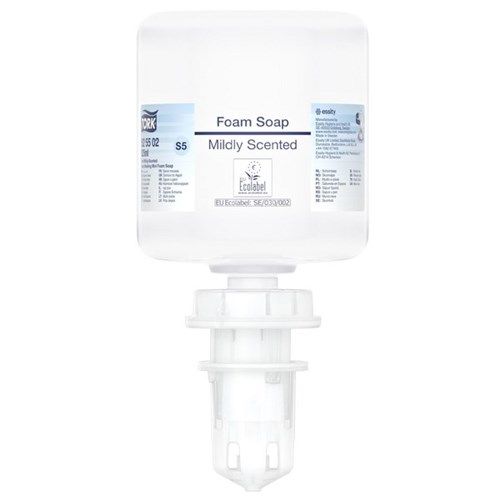 Tork S5 Mildly Scented Mini Foam Soap (525502) 525ml, Carton of 8