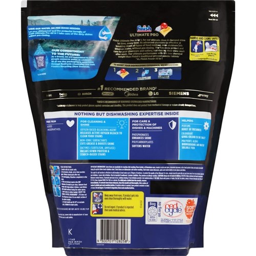 Finish Ultimate Dishwashing Tablets Lemon, Pack of 100