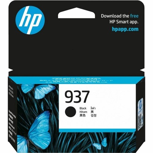 HP 937 Black Original Ink Cartridge 4S6W5NA