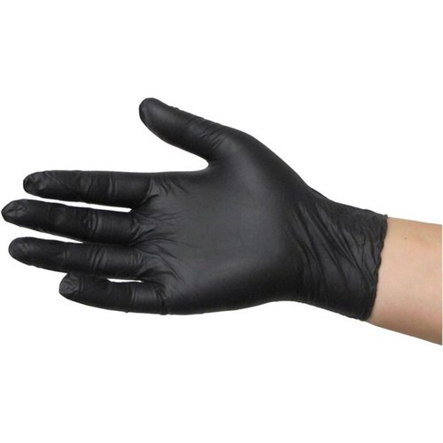 Black Dragon Nitrile Gloves Black, Carton of 10 Boxes of 100
