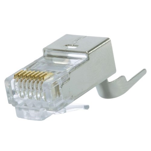 Dynamix Cat6/6A/7 23AWG RJ45 Plug Joiner White, Pack of 50
