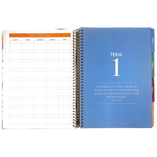 Collins A4 Teacher Planner Wiro 240 Pages