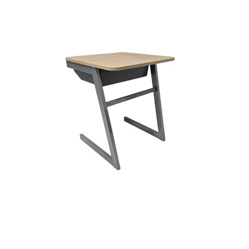 SitRite Cambridge Desk With Tote Maple/Silver