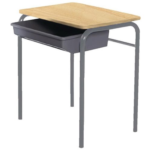 SitRite Deluxe Multi Desk With Tote Maple/Silver