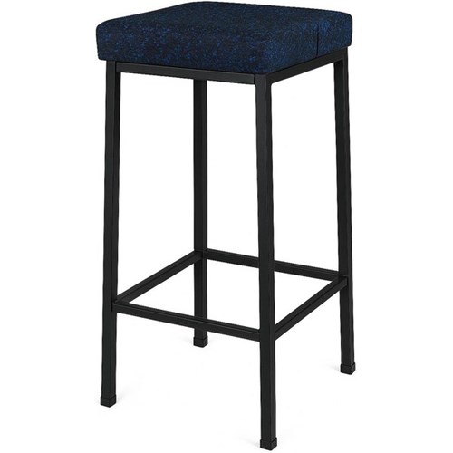 SitRite Standard Stool 660mm Black Frame Poly Fabric/Black