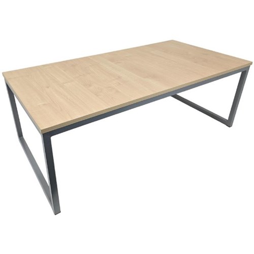 SitRite Solace Coffee Table 1200mm Maple/Silver