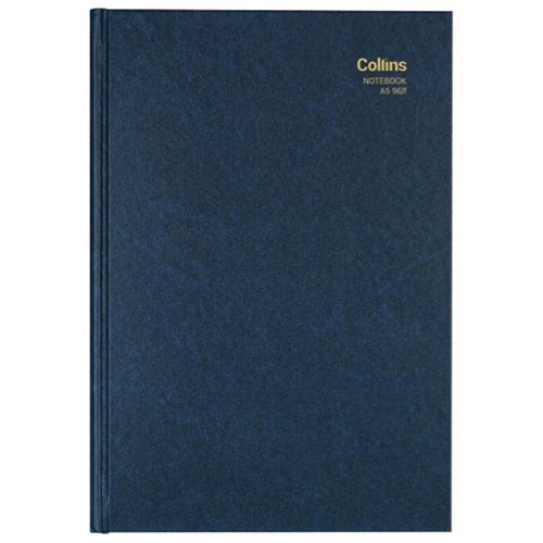 Collins A5 Notebook Blue 192 Pages