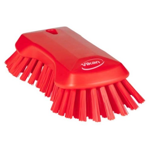 Vikan XL Solid Hand Brush 230mm Red