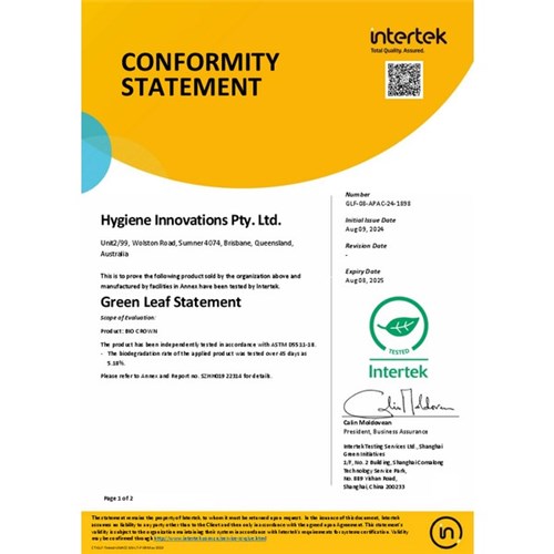 Bio-Crown Urinal Deodoriser Kiwi Grapefruit