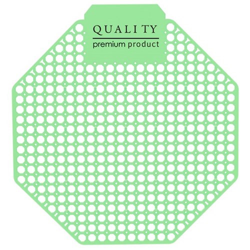 Wave 2.0 Basic Screen Urinal Mat Cucumber Melon, Pack of 10