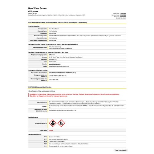 Wave 2.0 Basic Screen Urinal Mat Mango, Pack of 10