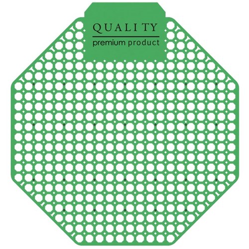 Wave 2.0 Basic Screen Urinal Mat Super Lime, Pack of 10