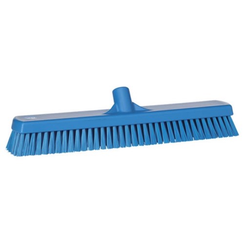 Vikan Wall/Floor Stiff Bristle Washing Brush 470mm Blue