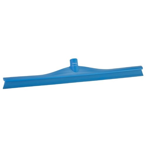 Vikan Ultra Hygienic Floor Head Squeegee Single Blade 600mm Blue