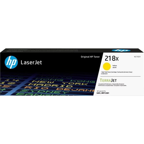 HP 218X LaserJet Toner Cartridge Yellow