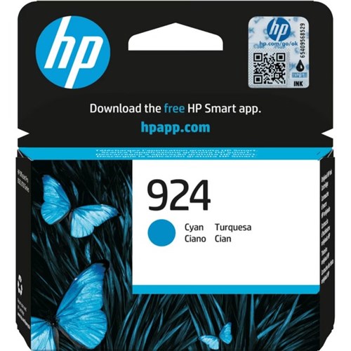 HP 924 Original Ink Cartridge Cyan