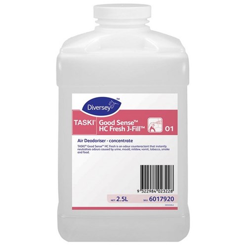 Taski Good Sense Fresh J-Fill Deodoriser Concentrate 2.5L, Carton of 2