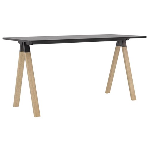 Ligna Bar Leaner 210x900mm Oak/Black