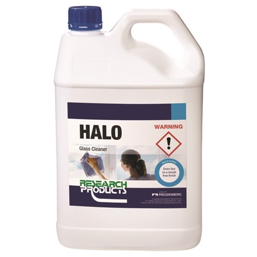 Halo Fast Dry Glass Cleaner 5L, Carton of 3