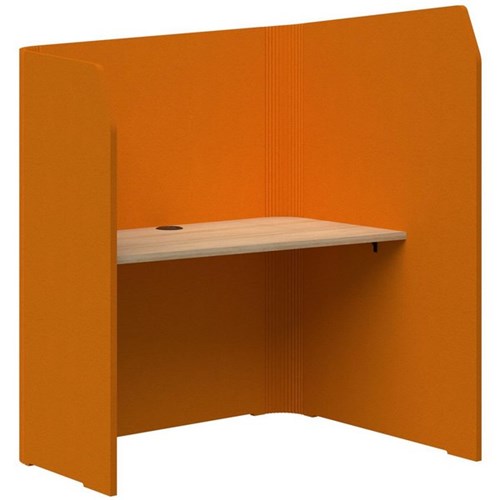 Sonic Focus Pod 1500/1300x1200x1000/625mm Orange/Classic Oak