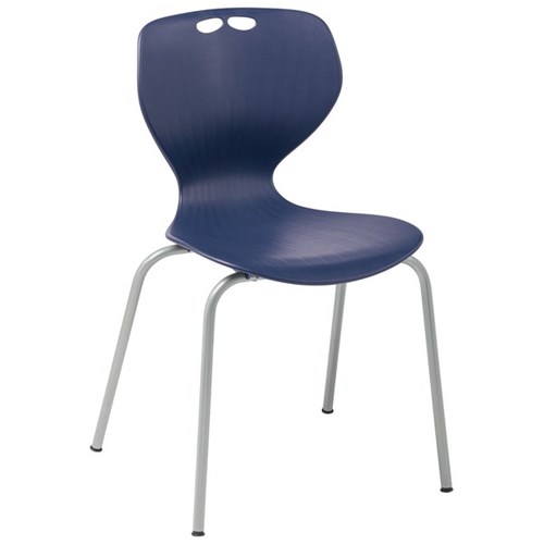Eden Omni 4 Leg Polypropylene Chair Navy
