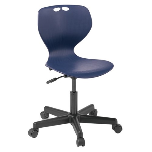 Omni Swivel Chair Polypropylene Navy