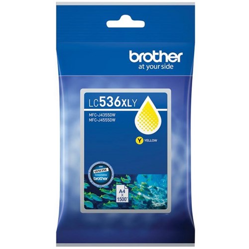 Brother LC536XLY Yellow Ink Cartridge

