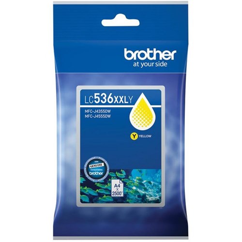 Brother LC536XXLY Yellow Ink Cartridge