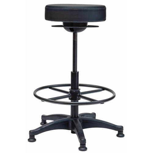 Buro Polo Drafting Stool Black