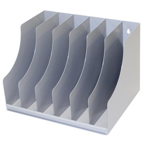 Fluteline Desk File Sorter 330x260x230mm Grey