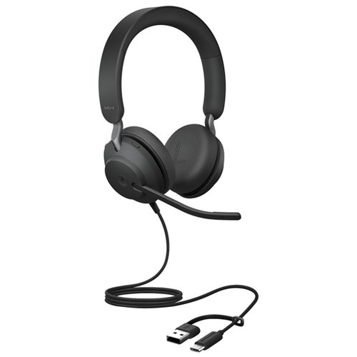 Jabra Evolve2 40 SE UC Stereo USB-C/A Black
