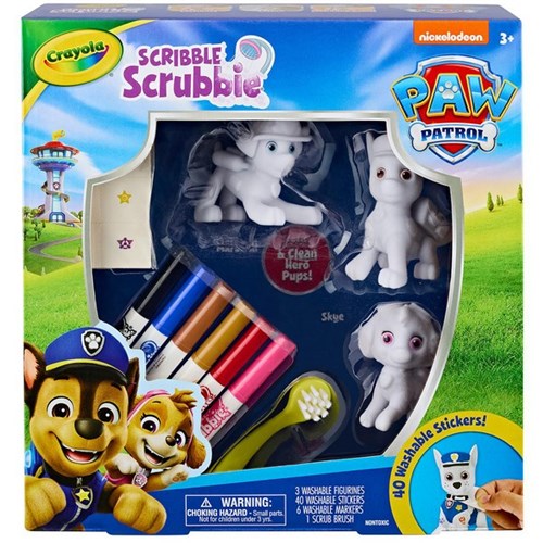 Crayola Scribble Scrubbie Paw Patrol Deluxe Combo Set