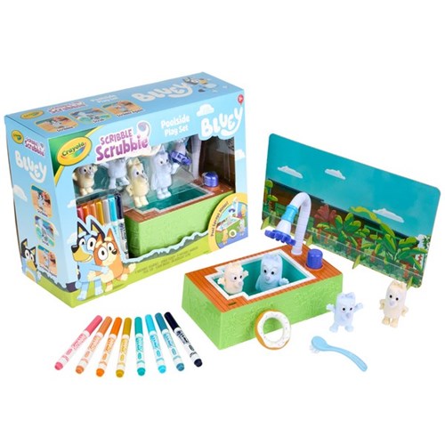 Crayola Scribble Scrubbie Bluey Play Set