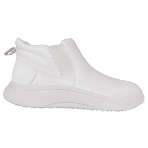 Paraflex Slip On Safety Boots Soft Collar White