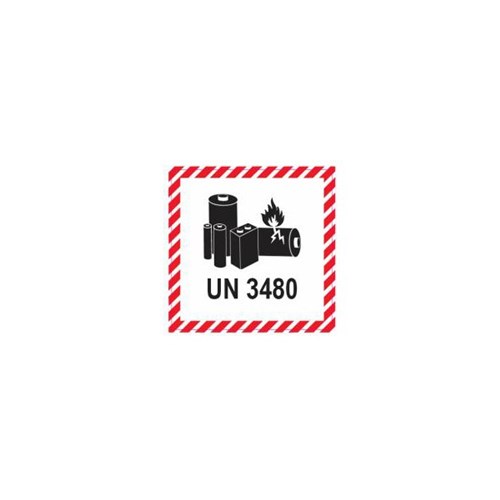 SCS UN3480 Dangerous Goods Labels, Roll of 500