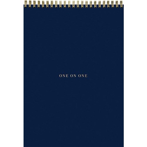 PAD COLLINS B5 1 ON 1 50 SHEETS WIRO NAVY