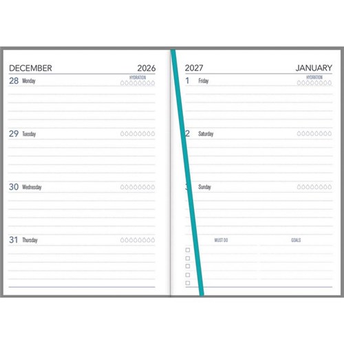 DIARY COLLINS A53 WEEK TO VIEW NZ ARTIST ASSORTED 2027