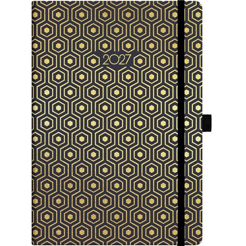DIARY COLLINS A53 WEEK TO VIEW FOIL GEOMETRIC ASSORTED 2027