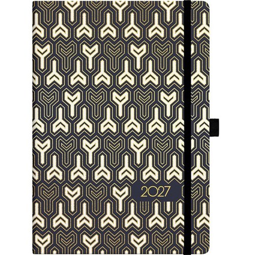 DIARY COLLINS A53 WEEK TO VIEW FOIL GEOMETRIC ASSORTED 2027