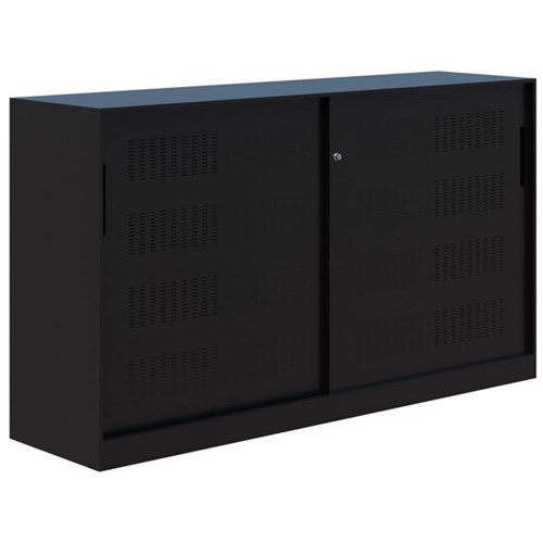 Fortis Lockable Cabinet 1020x1800mm Black