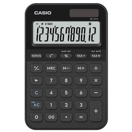 Casio MS20 Desktop Calculator Black