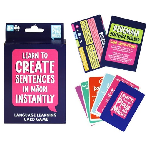 Learn Through Play Te Reo Reremahi Action Sentence Card Game