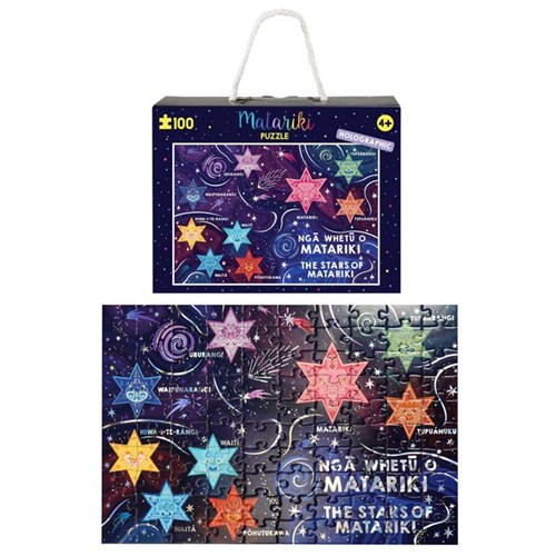NZ Matariki Iridescent Jigsaw Puzzle 100 Pieces