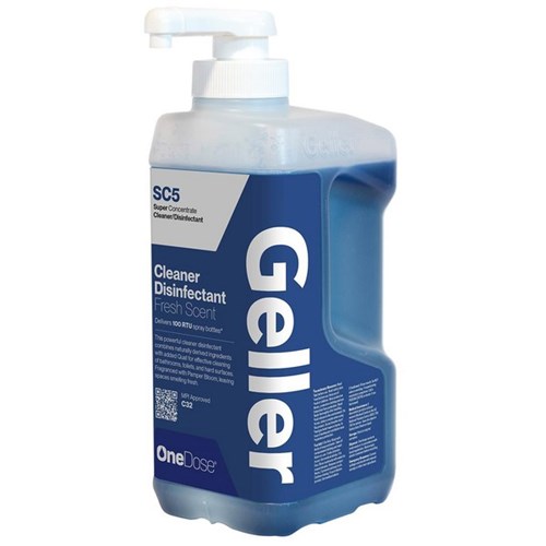 Geller SC5 OneDose Disinfectant Fragrance Cleaner 1L
