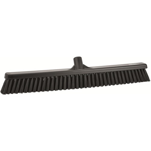 Vikan Floor Soft/Stiff Broom 610mm Black