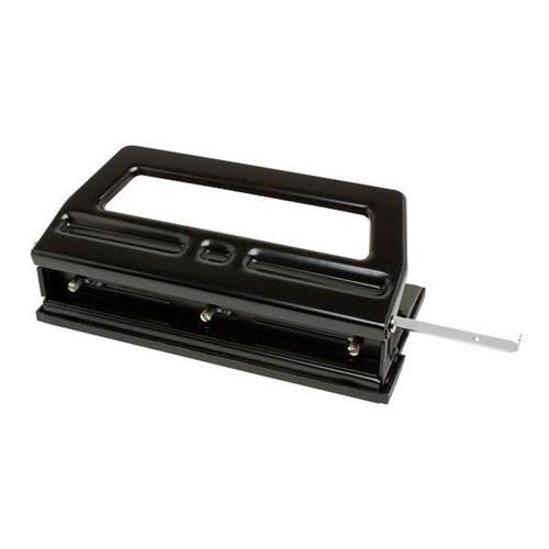 Rexel Adjustable 3 Hole Punch 25 Sheet Black
