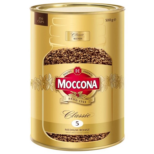 Moccona Classic Freeze Dried Instant Coffee Medium Roast 500g