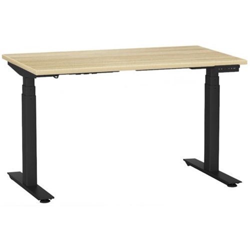 1200x700mm Atlantic Oak Top/Black Frame